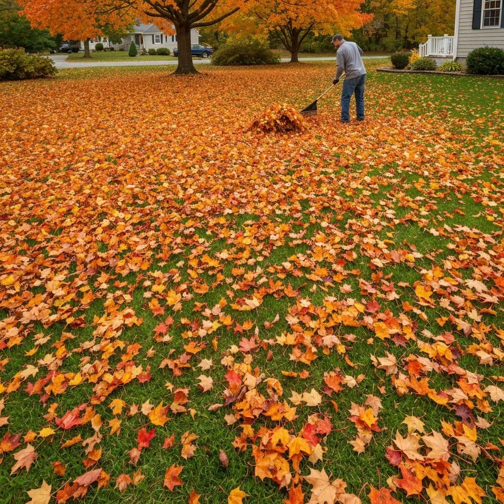 Fall Cleanup landscaping services in Southington CT